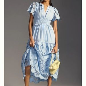 Anthropologie- The Somerset Maxi Dress: Cutwork Edition